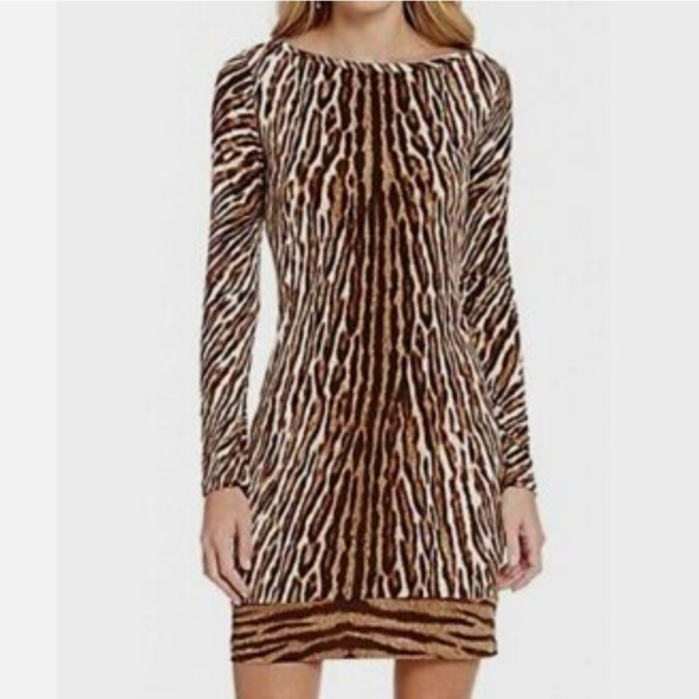 Michael Kors Dress Tiger Print Sz M